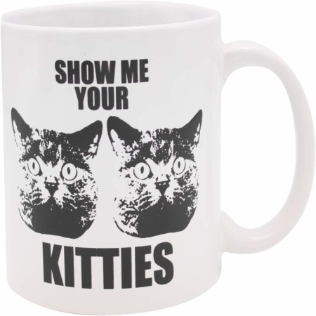 Show Me Your Kitties 22-Ounce Mug