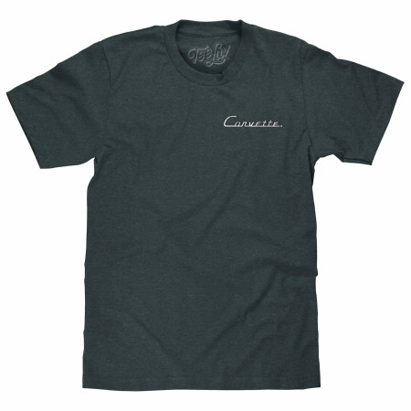 Corvette Desert Motel Front and Back T-Shirt