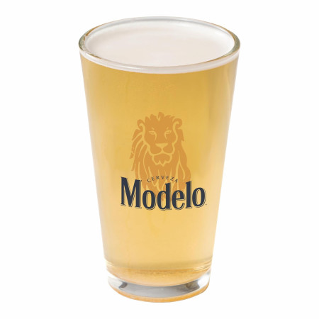 Modelo Lion Logo 2-Pack Pint Glass Set