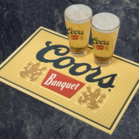 Coors Banquet Classic Logo Bar Mat