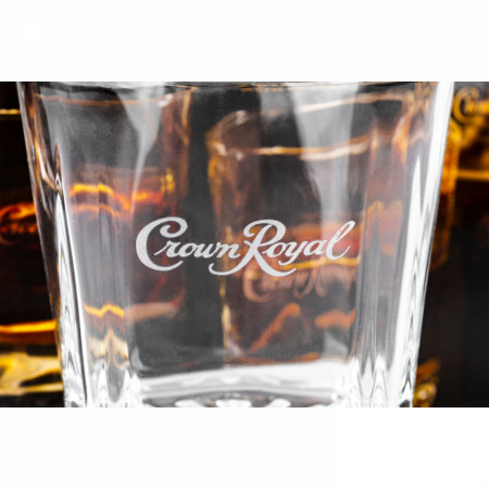 Crown Royal Whiskey Glasses and Whiskey Stone Set