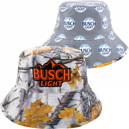 Busch Light Realtree Camo Reversible Bucket Hat