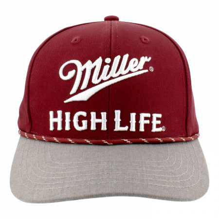 Miller High Life 3D Embroidered Logo Mid Profile Hat