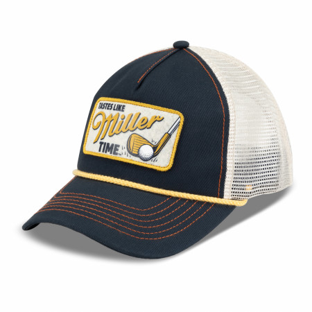 Miller Time Lite Felt Golf Club Patch Snapback Hat