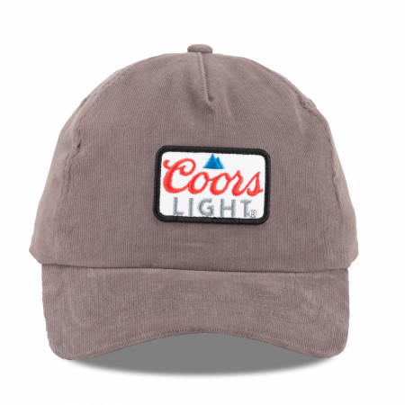 Coors Light Embroidered Logo Corduroy Hat