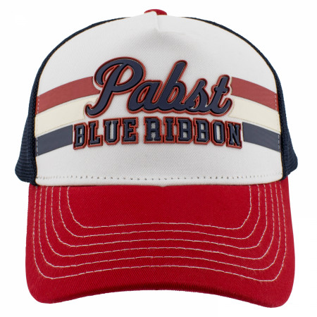 Pabst Blue Ribbon Rubber Print Trucker Hat