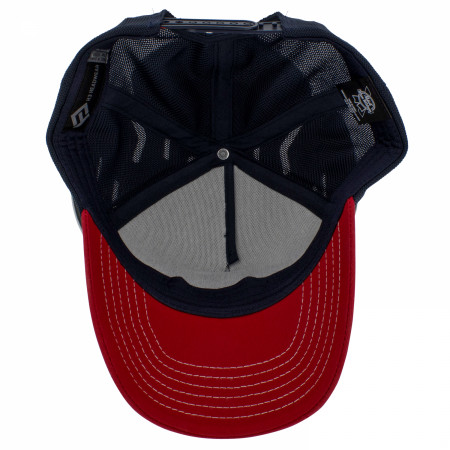 Pabst Blue Ribbon Rubber Print Trucker Hat