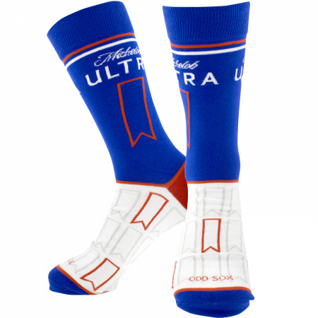 Michelob Ultra Can & Label Crew Socks