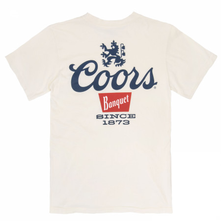 Coors Banquet Premium Heavyweight Front Pocket & Back-Print T-Shirt