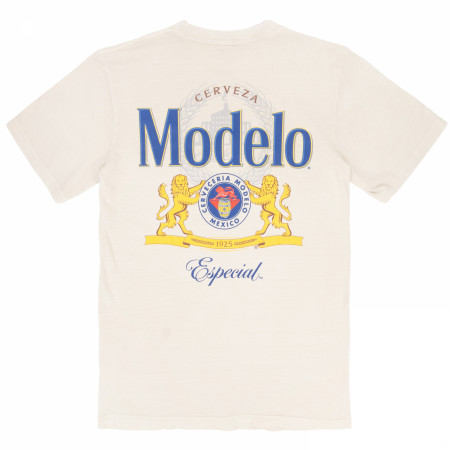 Modelo Especial Premium Super Soft Heavyweight Front Pocket Back-Print T-Shirt