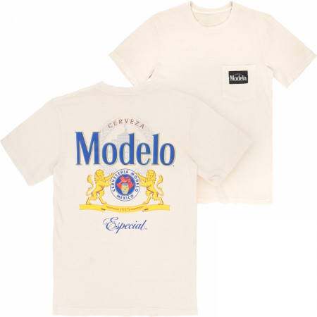 Modelo Especial Premium Super Soft Heavyweight Front Pocket Back-Print T-Shirt