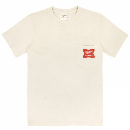 Miller High Life Premium Super Soft Heavyweight Front Pocket Back-Print T-Shirt