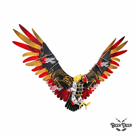 Miller Genuine Draft Cardboard Eagle Mount