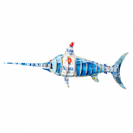 Natural Light Carboard Marlin Mount
