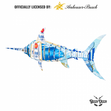 Natural Light Carboard Marlin Mount