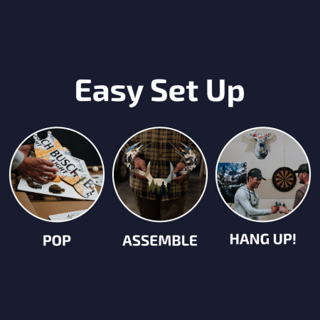 Natural Light Carboard Marlin Mount