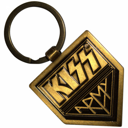 Kiss Army Double Sided Pennant Keychain
