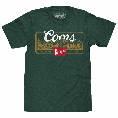 Coors Banquet Golden Mountain Range T-Shirt