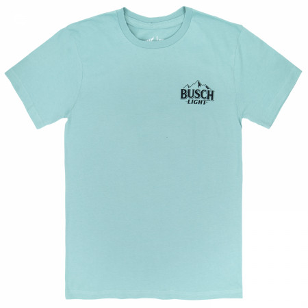 Busch Light Wild Bass Front and Back Print T-Shirt