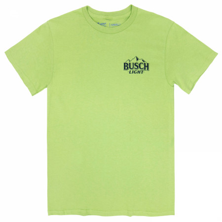 Busch Light Wildlife Moose Front and Back Print T-Shirt