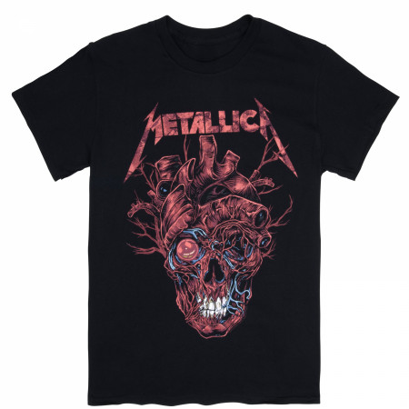 Metallica Heart Skull T-Shirt