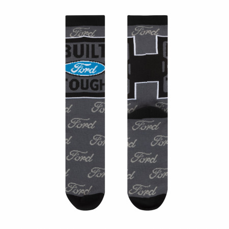 Ford Built Tough Logo Crew Socks