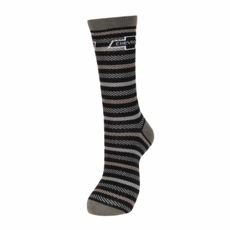 Chevrolet Logo Striped Crew Socks