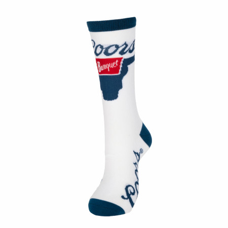 Coors Banquet Simple Logo Crew Socks