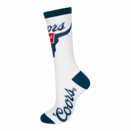 Coors Banquet Simple Logo Crew Socks