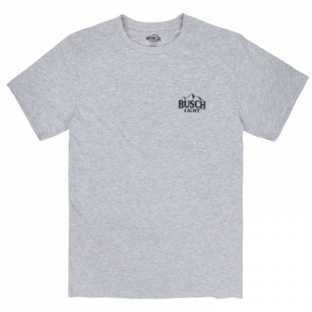 Busch Light Man's Best Friend at The Lake Front and Back Print T-Shirt