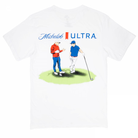 Michelob Ultra The Secret to Golf Front and Back Print T-Shirt