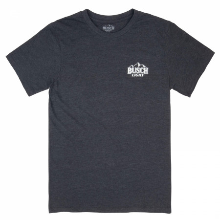 Busch Light Mallard Flight Front and Back Print T-Shirt