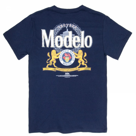 Modelo Logo Front Back Crew T-Shirt