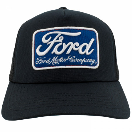 Ford Motor Embroidered Patch Trucker Hat