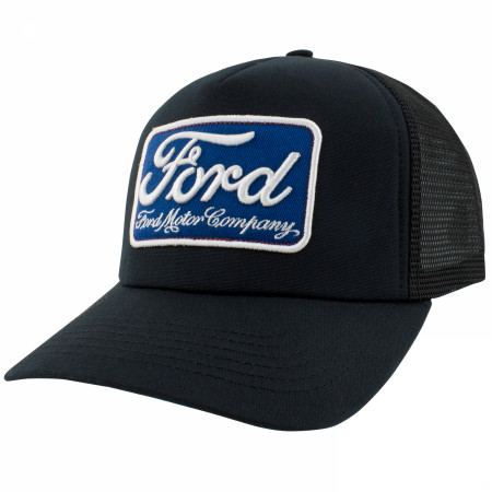 Ford Motor Embroidered Patch Trucker Hat