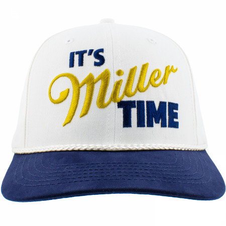Miller - It's Miller Time Embroidered Snapback Hat