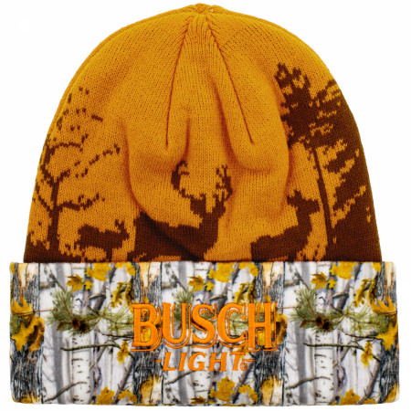 Busch Light Deer Hunting Camo Beanie