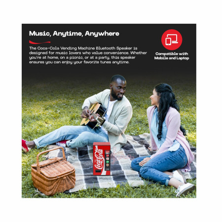 Coca-Cola Vending Machine Bluetooth Speaker