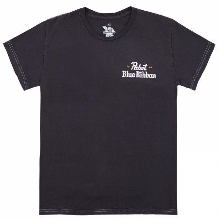 Pabst Blue Ribbon Quality Beer Since 1844 Front and Back Print T-Shirt