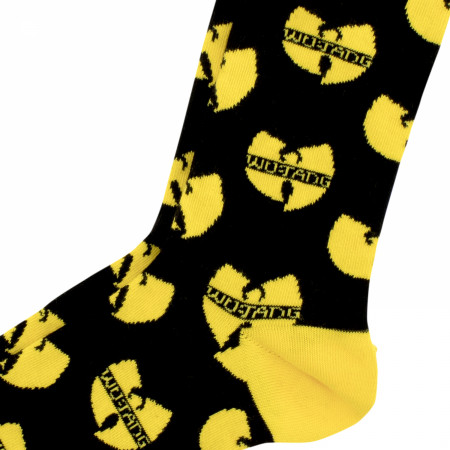 Wu-Tang Logo Pattern Crew Socks