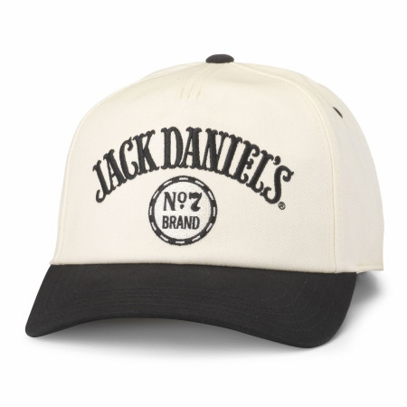 Jack Daniels No. 7 Brand Twill Embroidered Roscoe Adjustable Hat