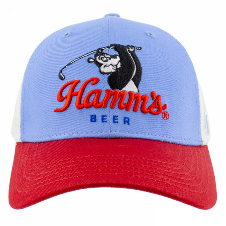 Hamm's Beer Golfing Embroidered 3 Tone Adjustable Hat