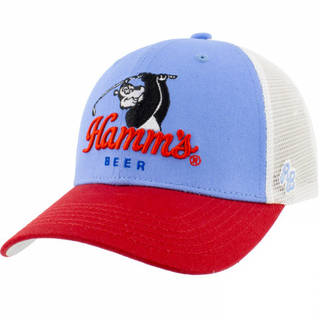Hamm's Beer Golfing Embroidered 3 Tone Adjustable Hat