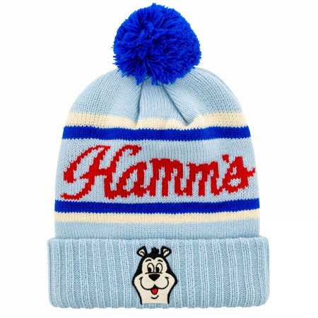 Hamm's Mr. Bear Cuffed Pom Beanie
