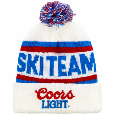 Coors Light Ski Team Cuffed Pom Beanie