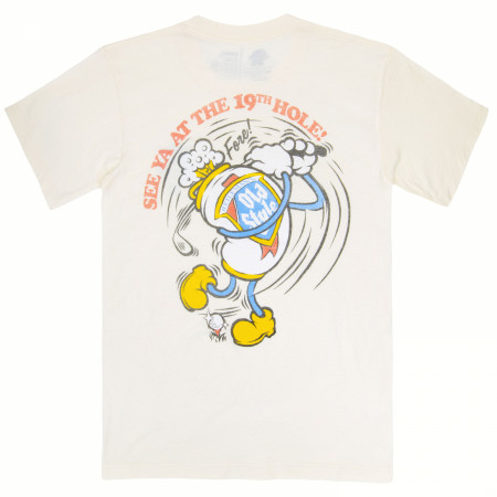 Old Style Golf See Ya at The 19th Hole Front and Back Print T-Shirt