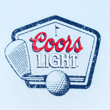 Coors Light Golfing Frame Blue Colorway T-Shirt