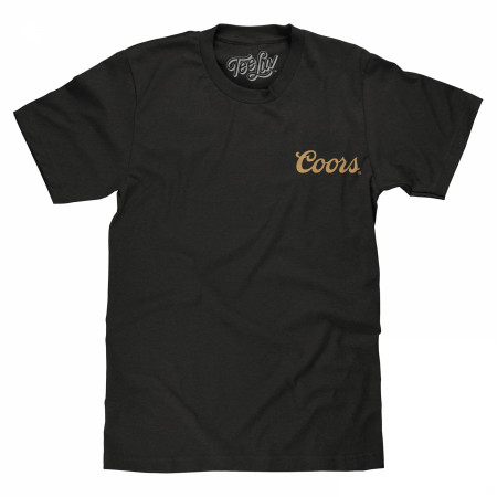 Coors Banquet A. Coors Signature Front and Back Print T-Shirt