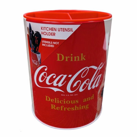 Coca-Cola Round Utensil Holder