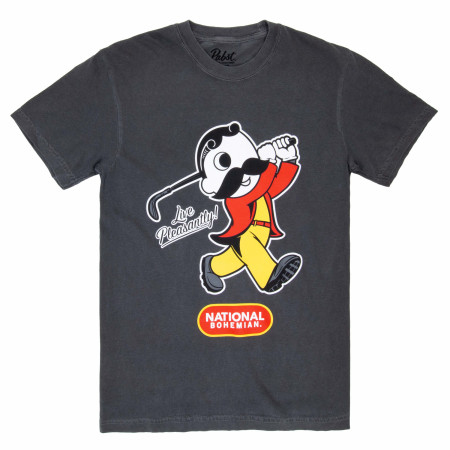 National Bohemian Live Pleasantly Golfing T-Shirt